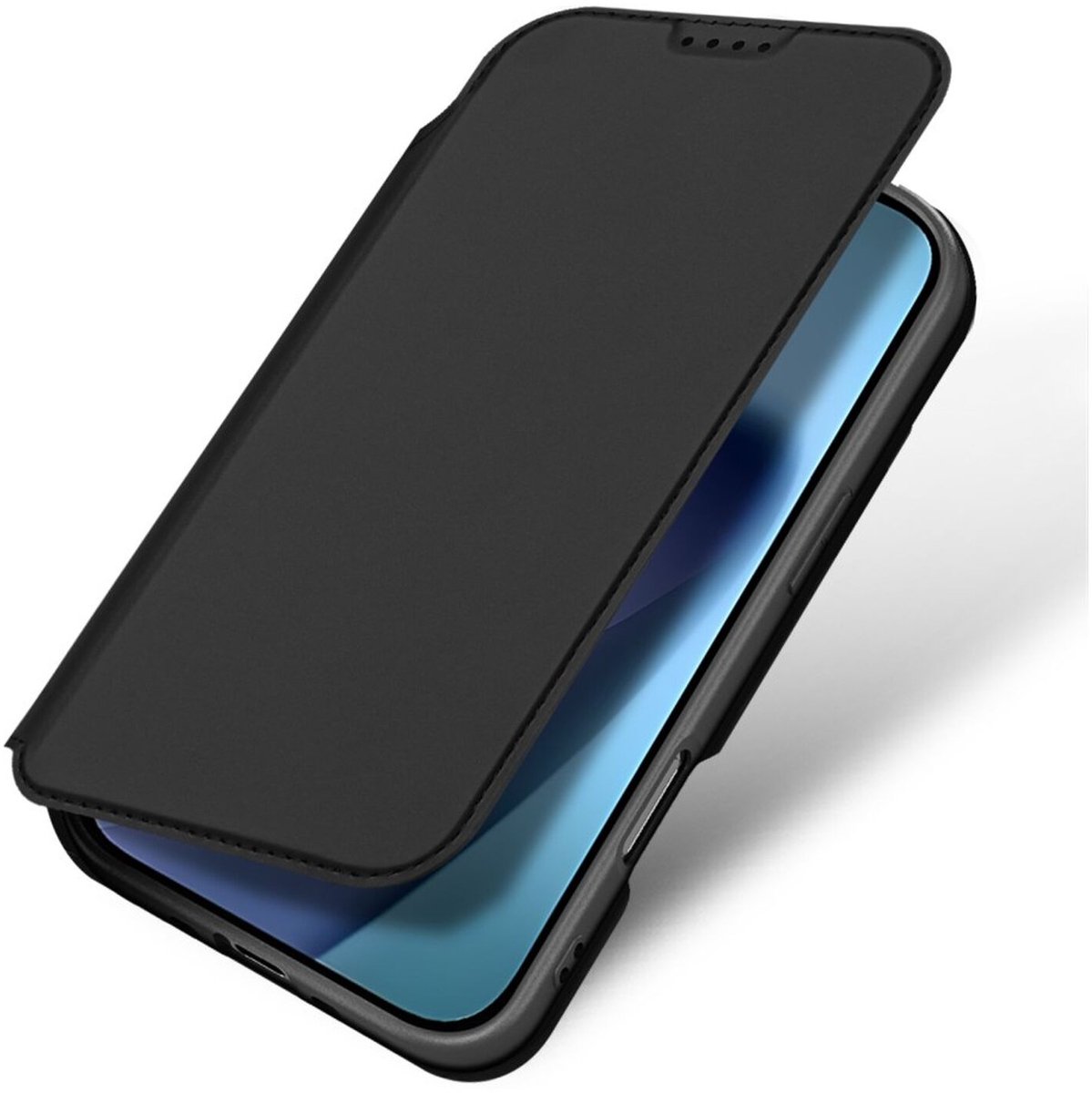 Dux Ducis Skin Pro Case for iPhone 17 Air with Flip and Card Slot - Black