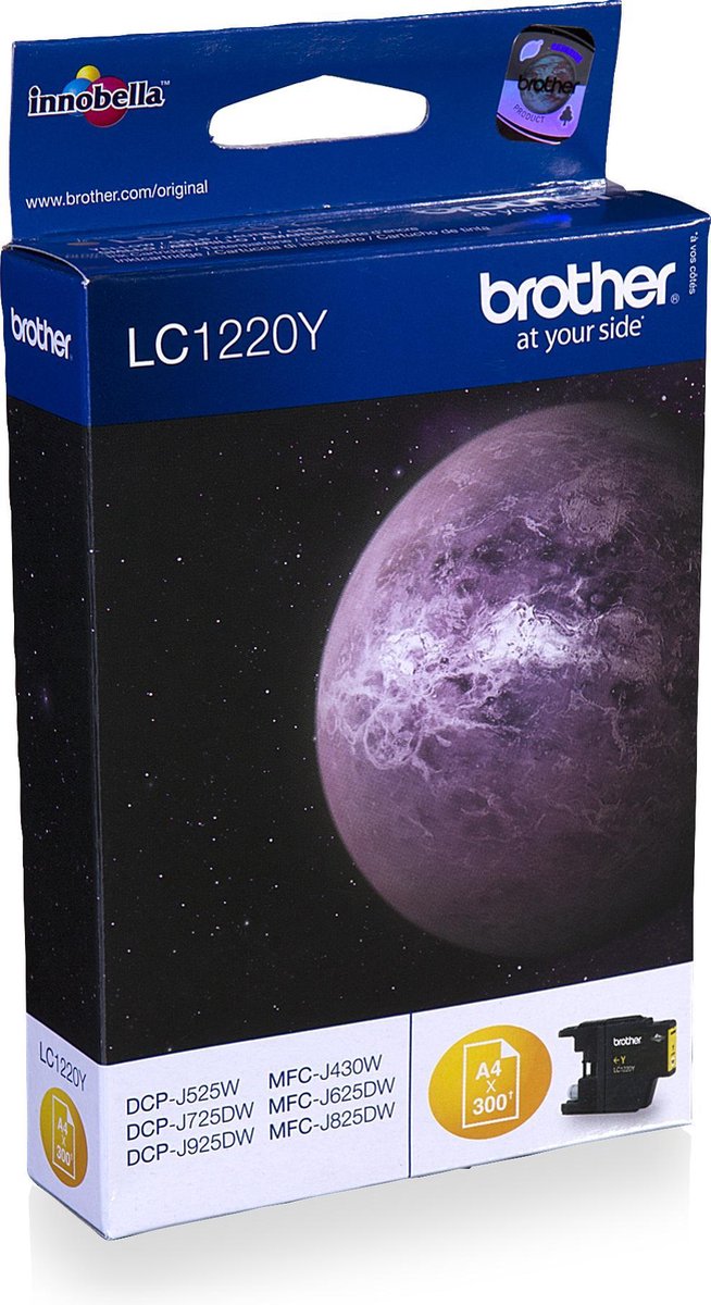 Brother Bläck Gul Lc1220y - Dcp-j925dw