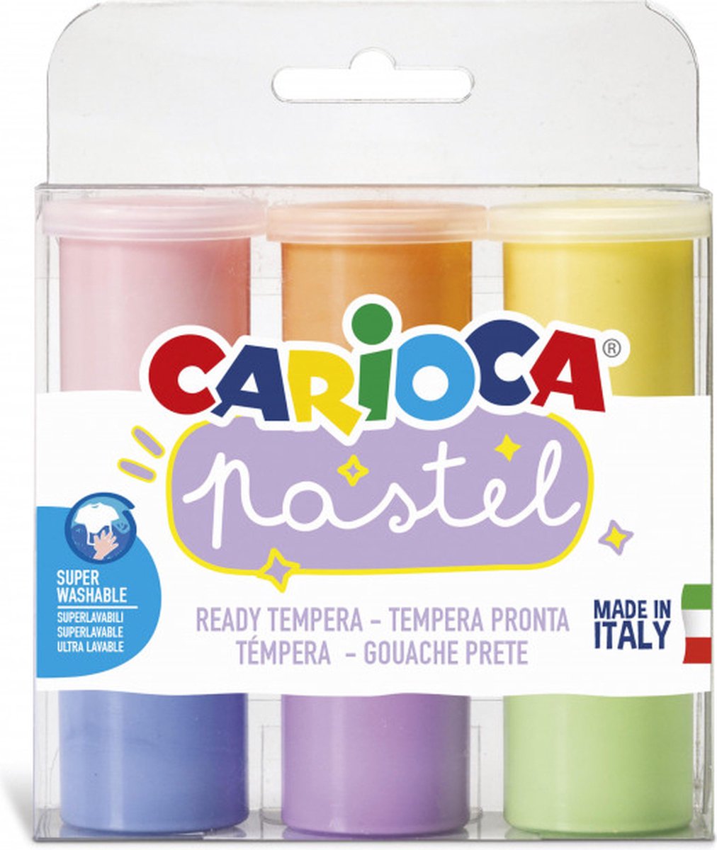 Carioca PASTEL Tempera 25ml 6 pcs.