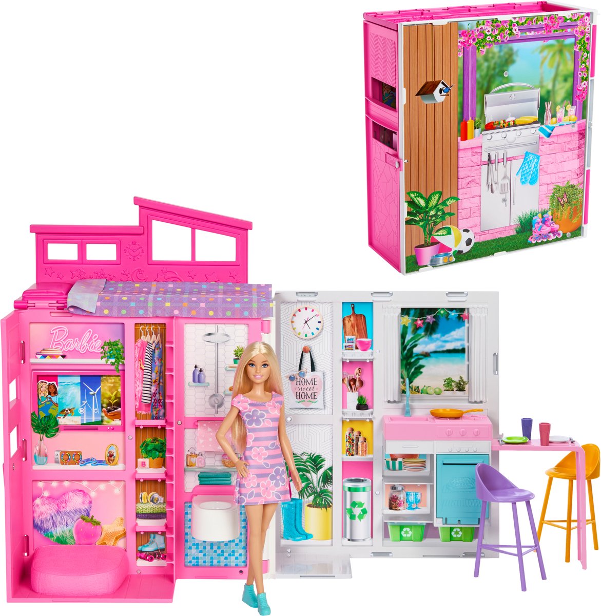 Barbie Getaway Dockhus & Docka