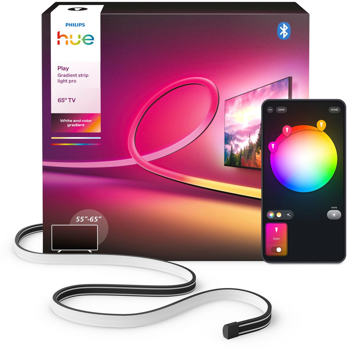 Philips Hue Play gradient ljuslist pro 65"