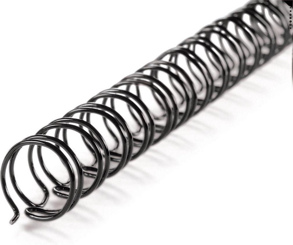 Gbc Metallspiral 3:1 No9 14mm A4 Svart 100st