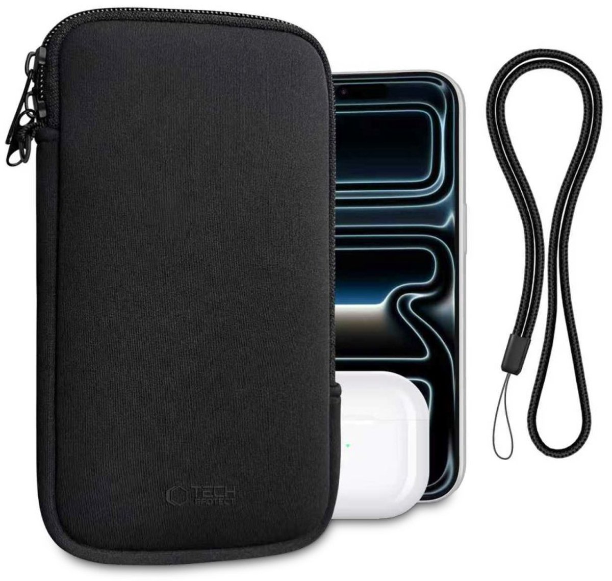 Tech-Protect SM70 case for 6.0"-7.2" smartphones - black