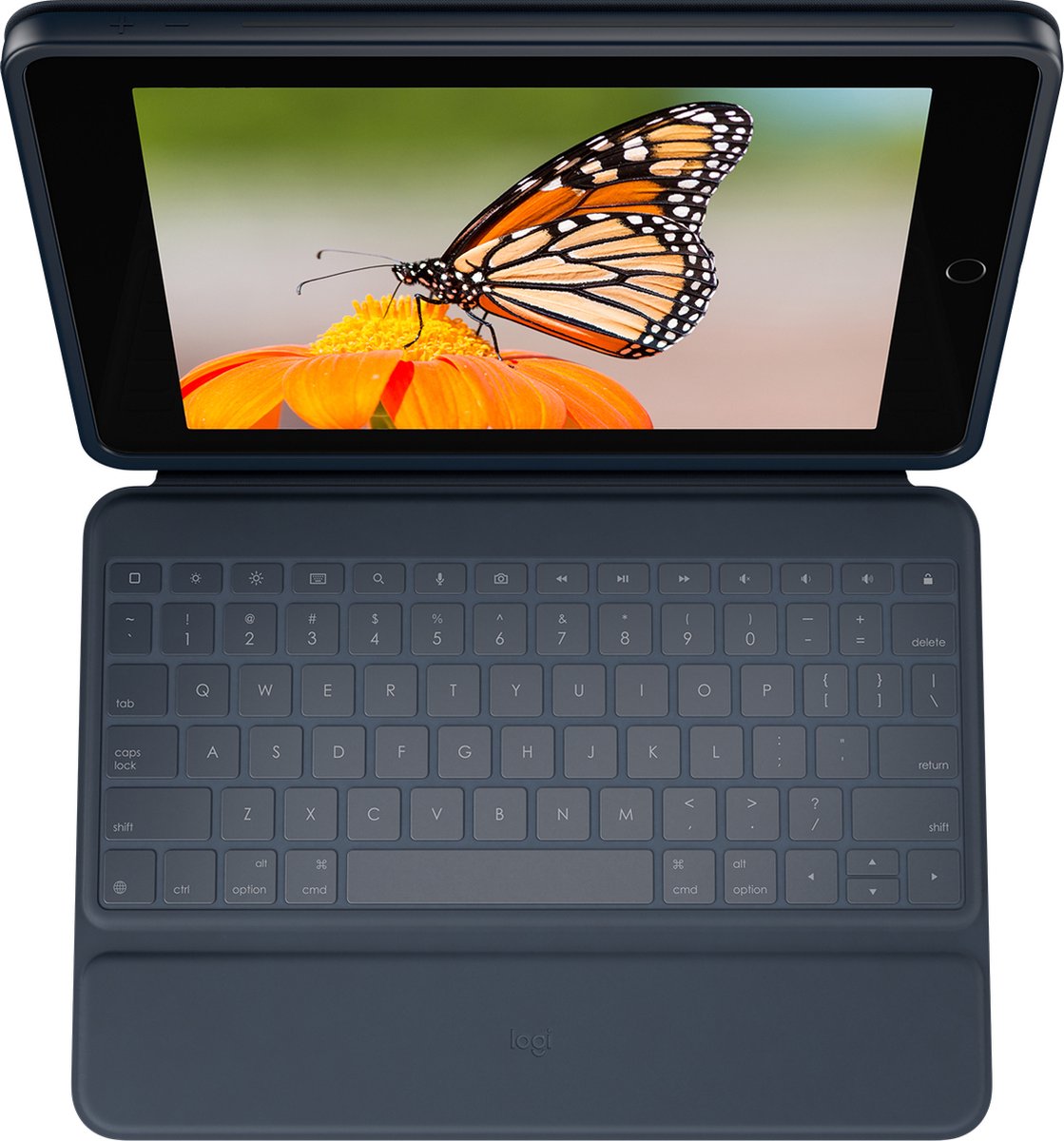 Logitech Rugged Combo 3 Ipad 10.2" 7th Gen, Ipad 10.2" 8th Gen, Ipad 10.2" 9th Gen Nordisk Blå