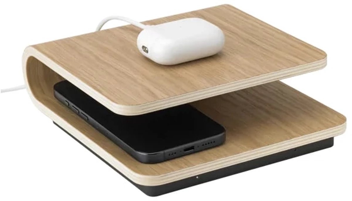 Stelton Cargador inalámbrico Ro roble