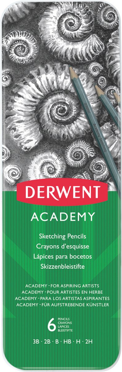 Derwent Sketching Pencils (Wallet of 6)
