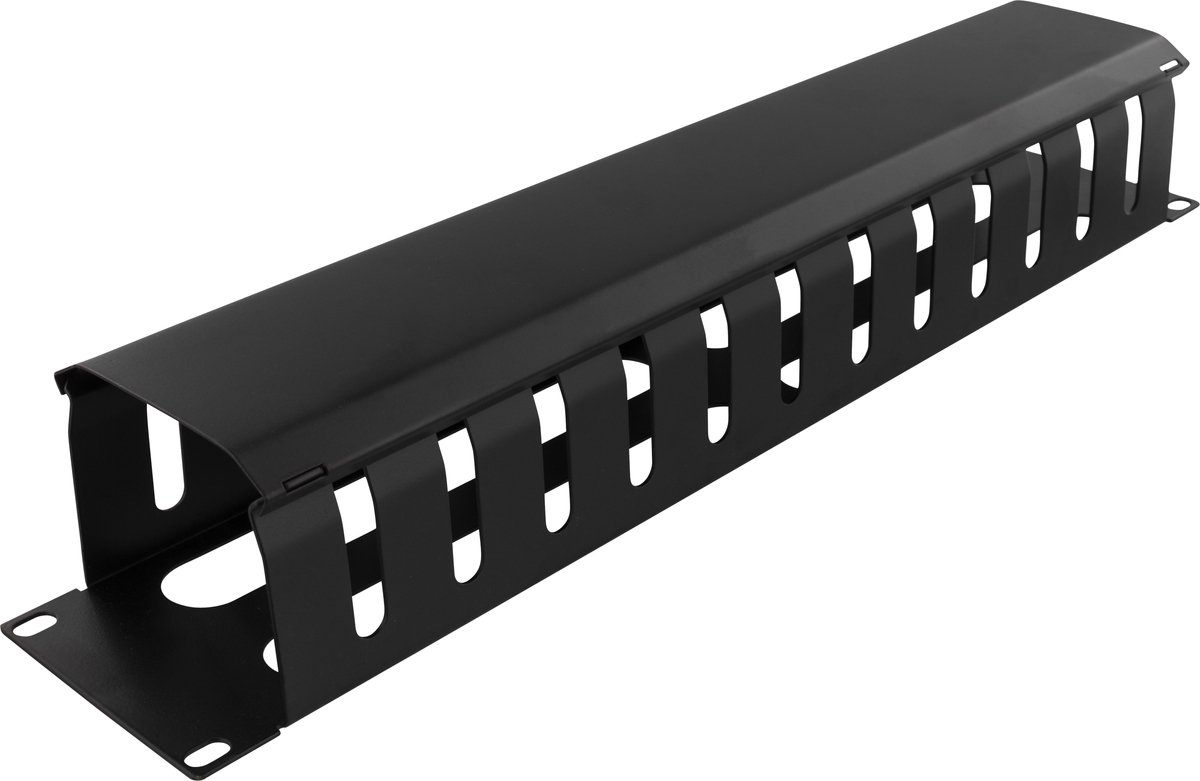 Deltaco 2U 19" Cable Management Bar