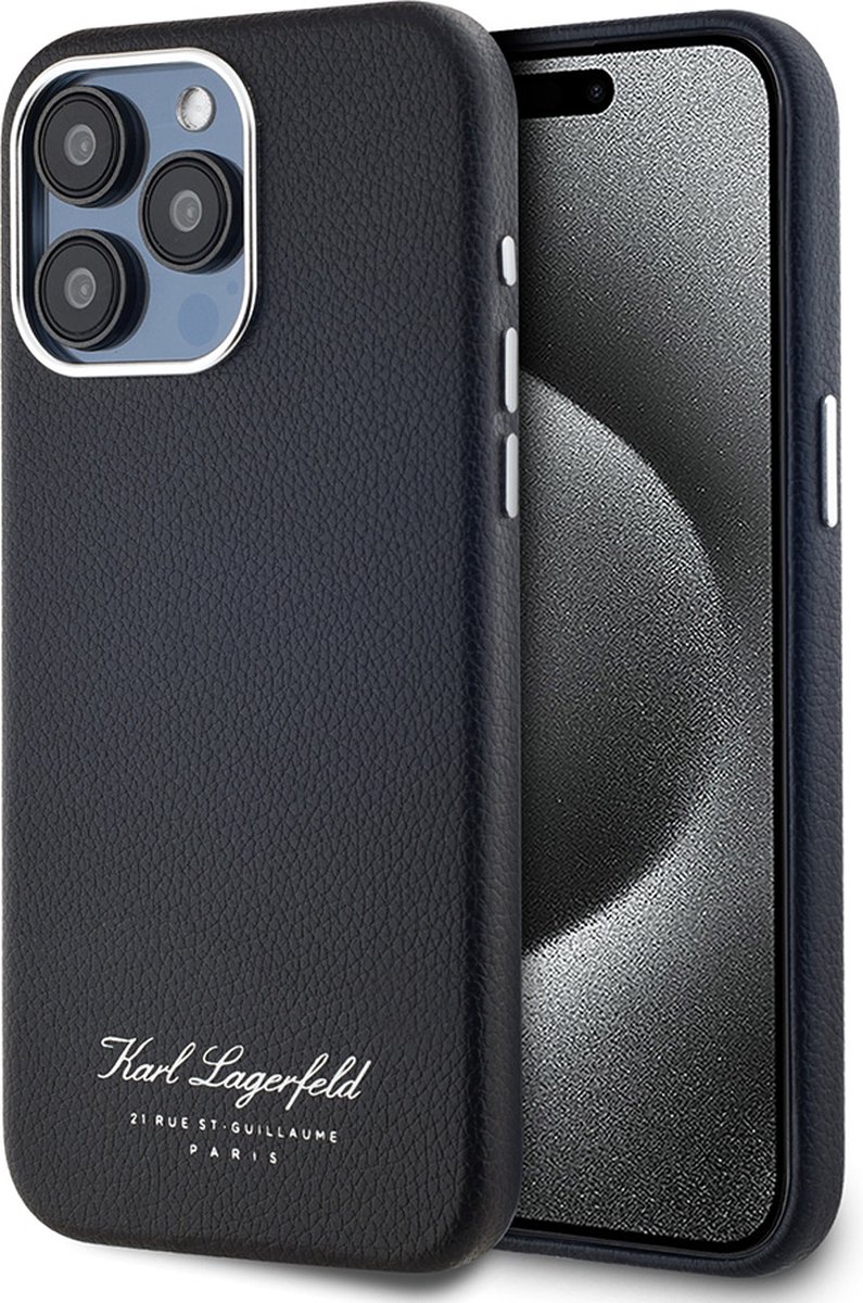 Karl Lagerfeld hotel RSG iPhone 15 Pro case - black