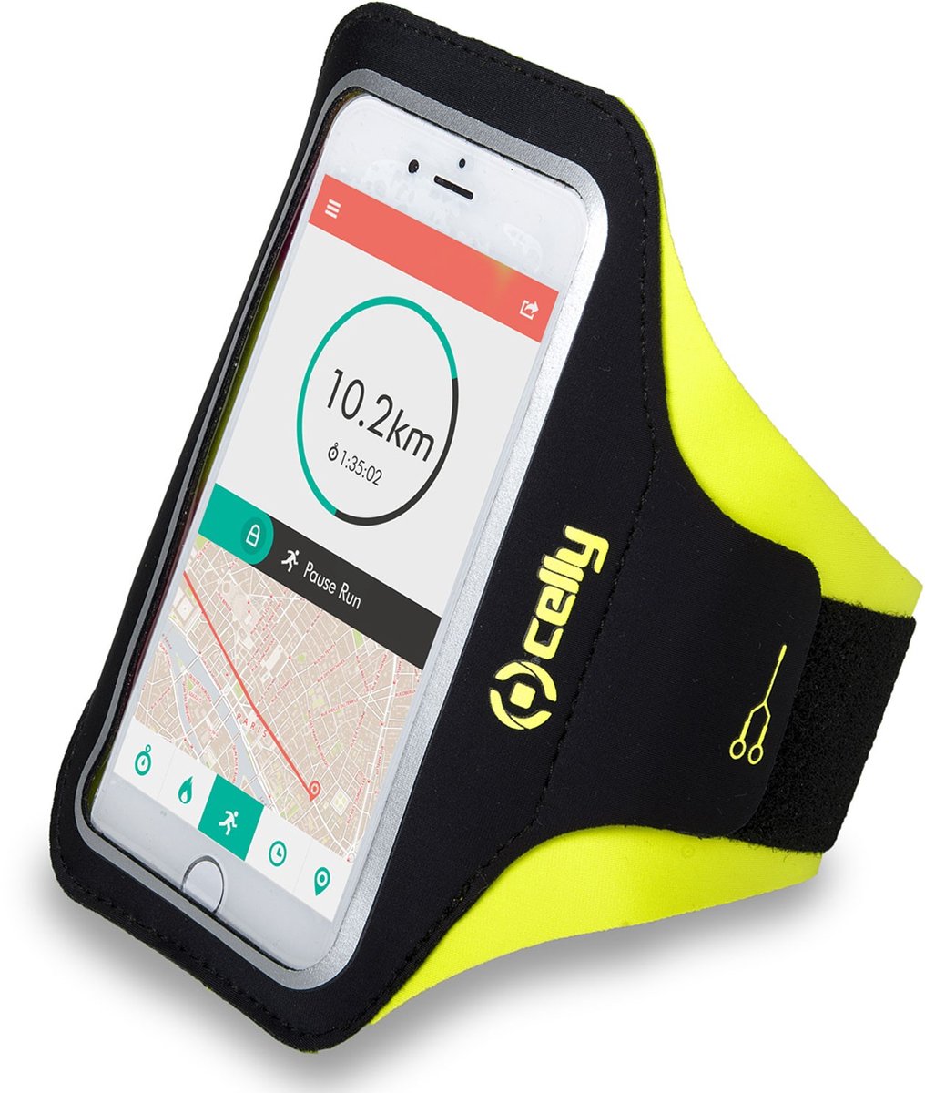CELLY Sportarmband XL max 6.2" Gul