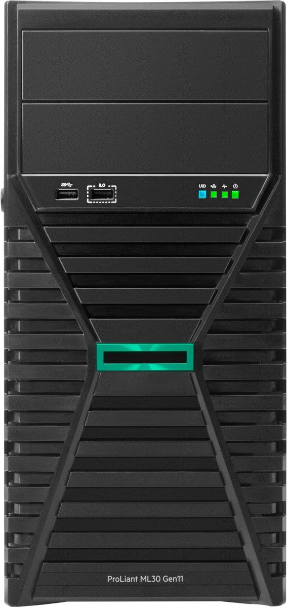 Hpe Proliant Ml30 Gen11 E-2434 3.4ghz 4-core 1p 16gb-u 4lff-hp 800w Ps Server Servrar Tower (4u) Intel® Xeon® 3,4 Ghz Ddr5-sdram