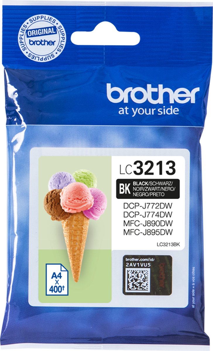 Brother LC3213BK / LC 3213BK Black Ink