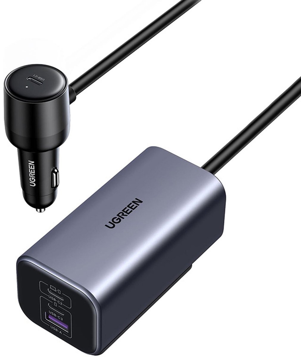 UGREEN 150w 4-Port Gan Fast Car Charger