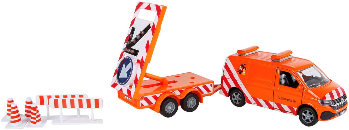 Kids Globe - VW Transporter with Arrow Car and Light Die-Cast