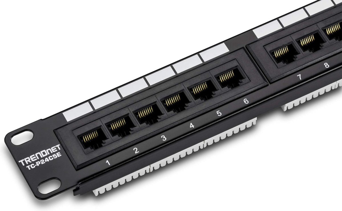 TRENDnet CAT5e 24 Port patchpanel