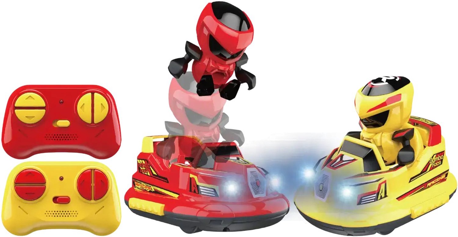 Junior Driver Bumper Car Twin Pack Red And Yellow