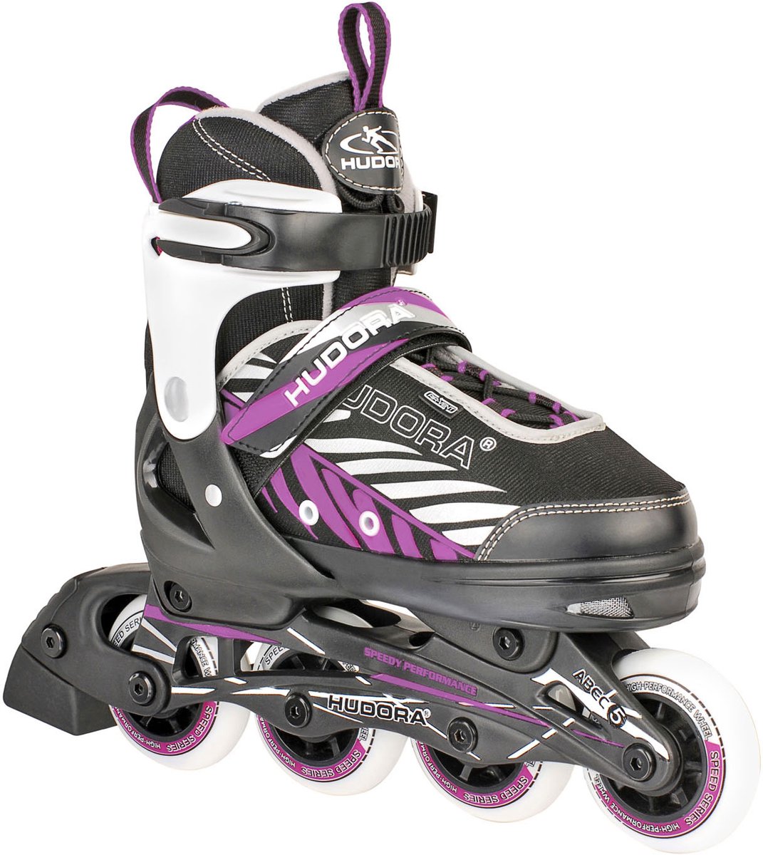 Hudora Inline Skates Mia Black/Purple size 37-40