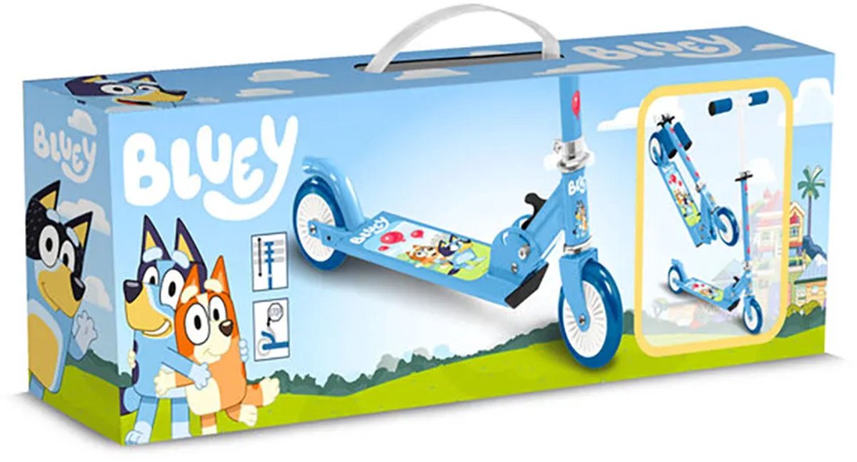 Bluey Hopfällbara sparkcykel