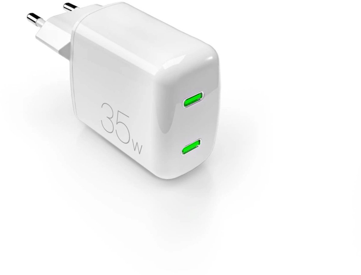 Puro PURO MiniPro 35W dubbel USB-C väggladdare - GaN-teknik