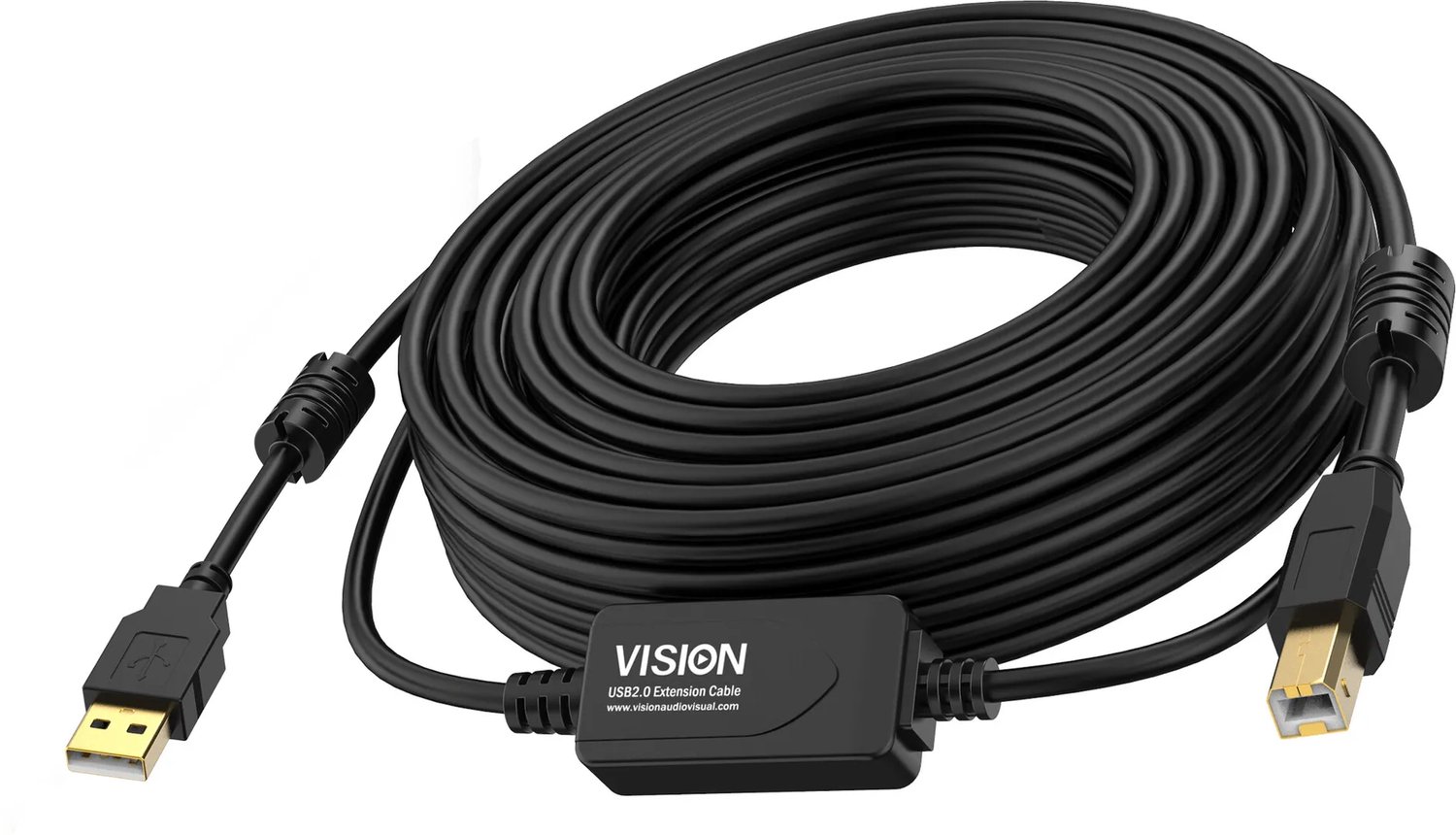 Vision - USB cable - USB to USB Type B - 10 m