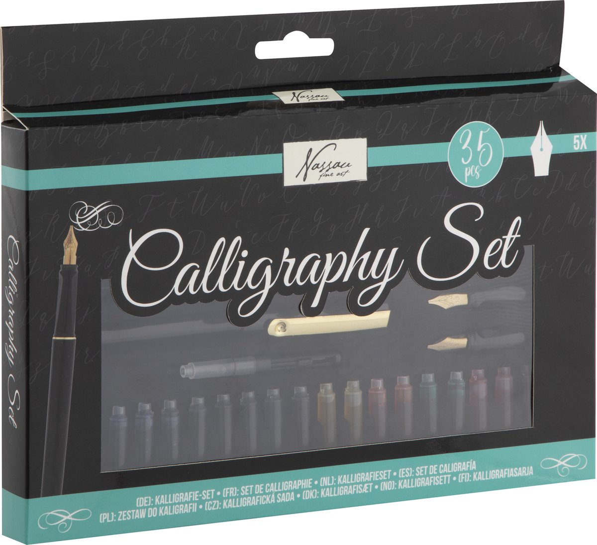 Creative Craft Group Calligraphy set Complete 35 pieces