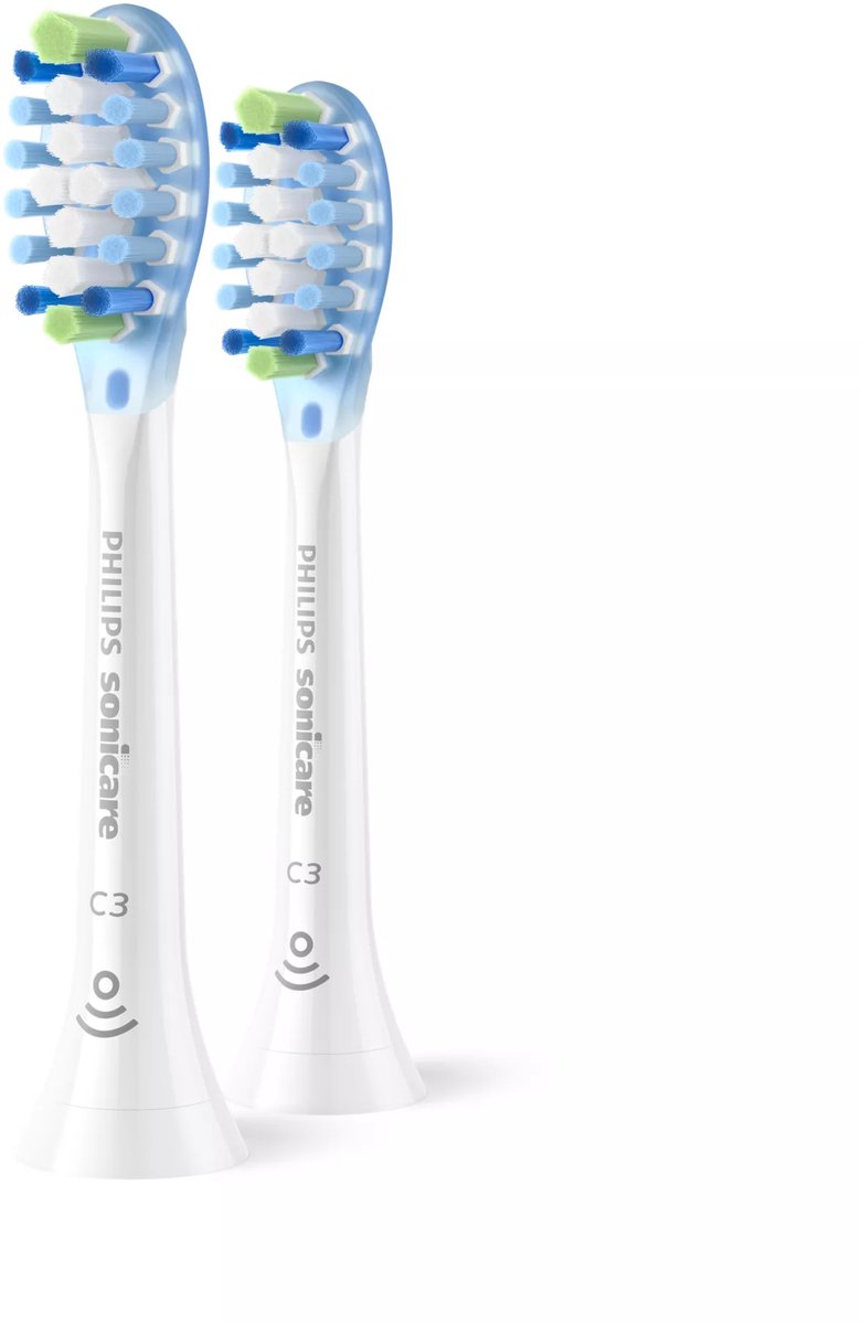 Philips Borsthuvuden Sonicare C3 Premium Plaque Defence HX9042 - replacement brushhead - white