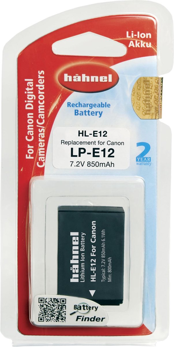 Hähnel HL-E12 - kamerabatteri - Li-Ion x 1