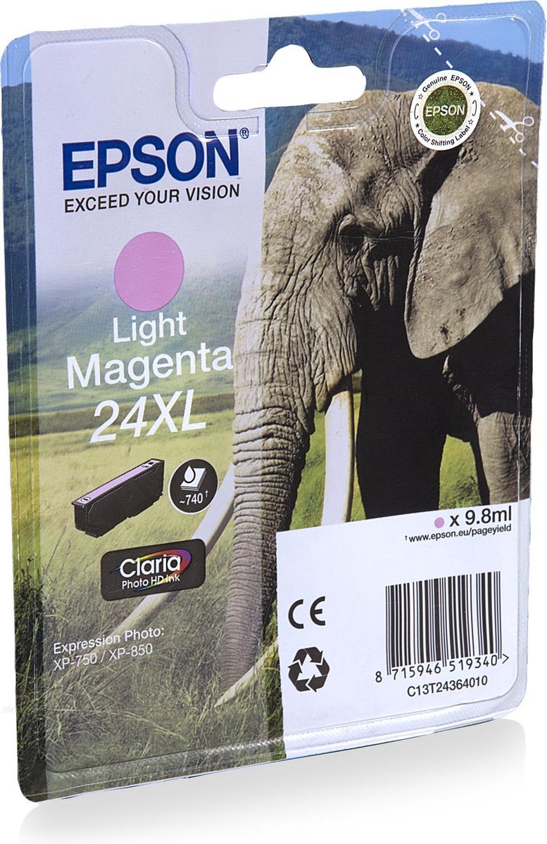 Epson T2433 Bläckpatron XL Ljus magenta