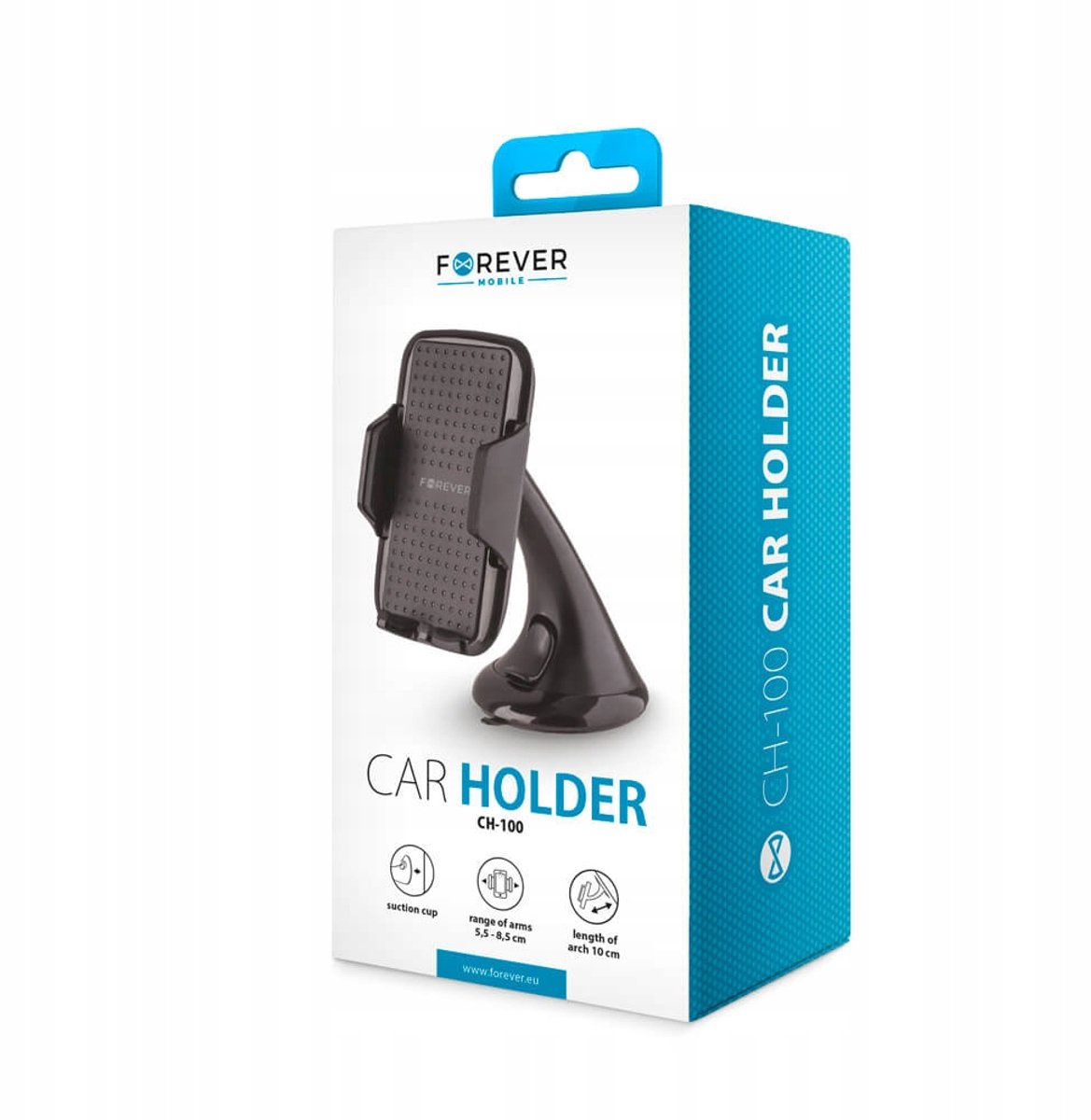 Forever Universal Mobile Phone Holder for Car - Black