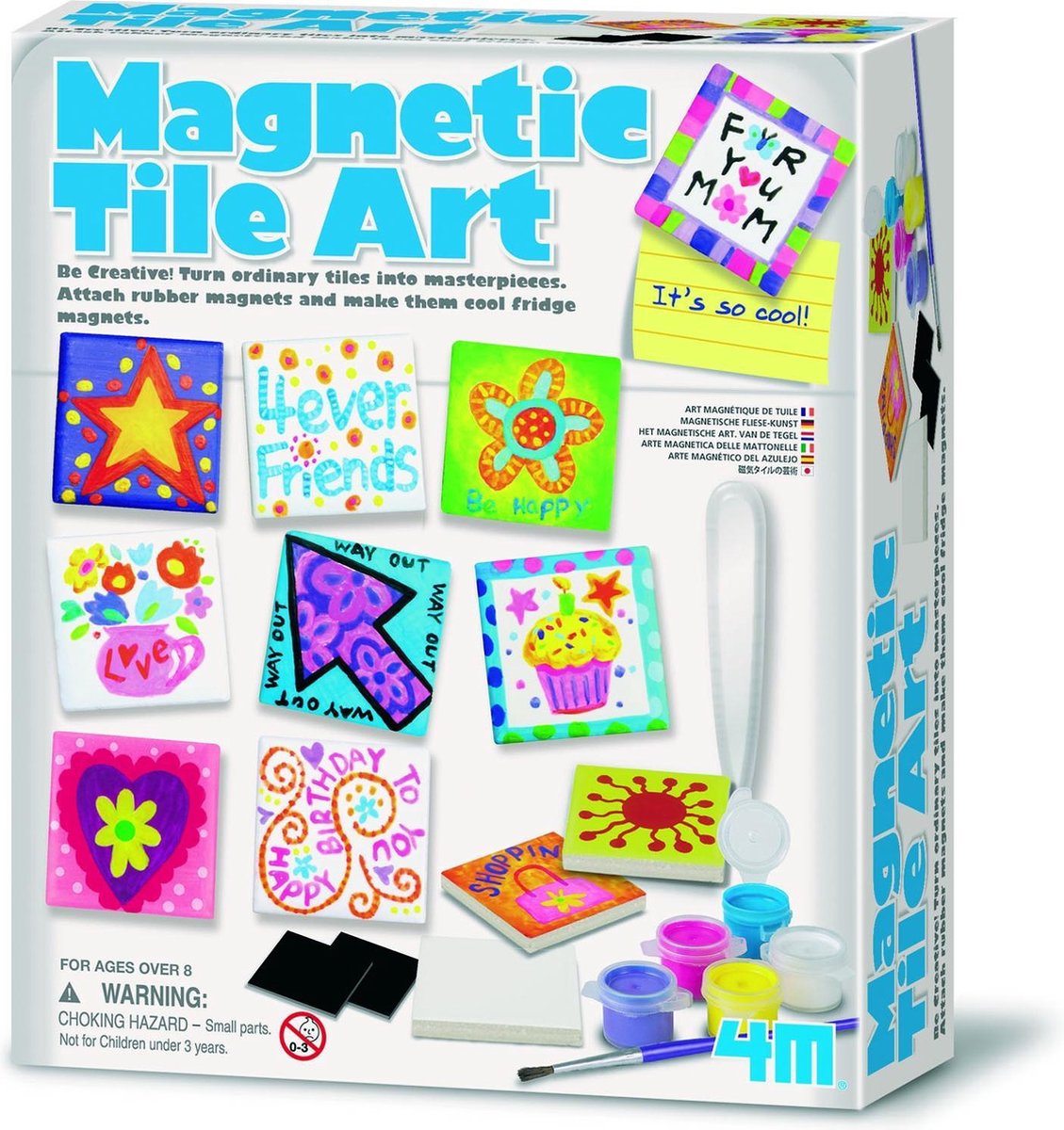 4M Magnetic mini tile art