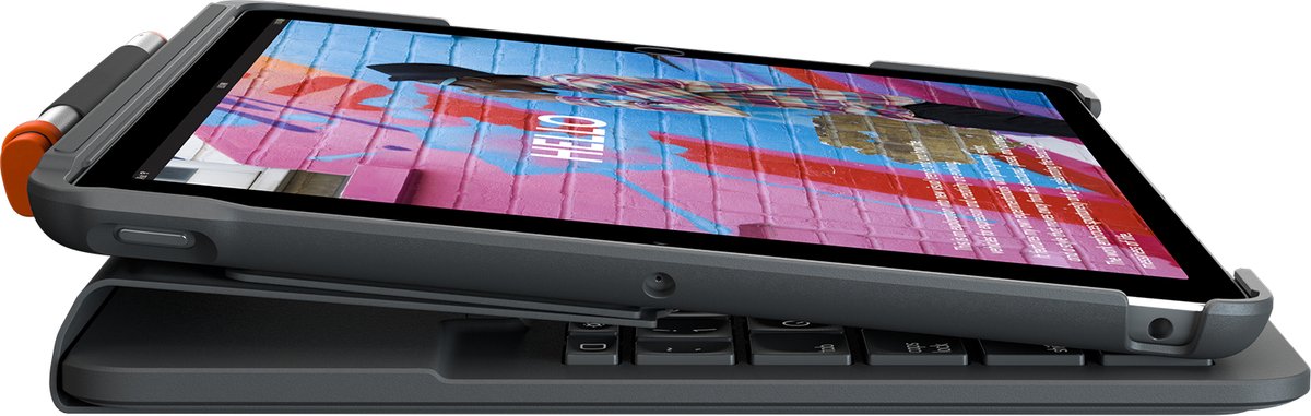 Logitech Slim Folio Tangentbordsfodral för iPad 10,2", Air 3:e och Pro 10,5"