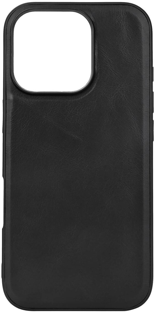 Buffalo Leather Backcover MagSeries for iPhone 16 Pro - Black