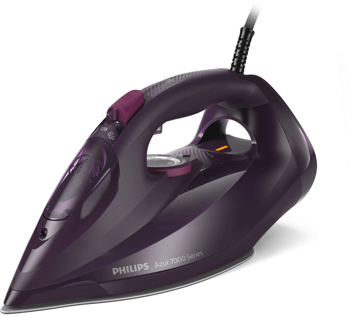 Philips Ångstrykjärn Azur 7000 Series DST7061 - steam iron - sole plate: SteamGlide Elite