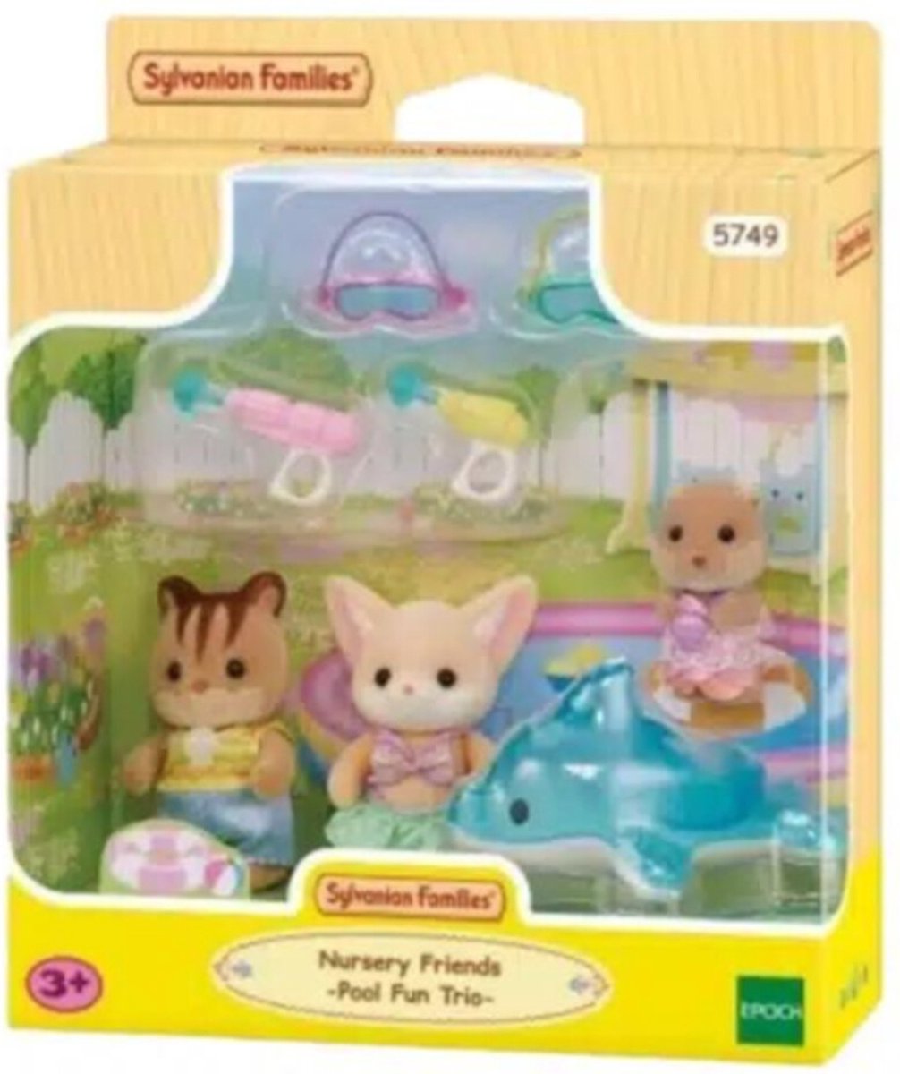 Sylvanian Families Nursery Friends -Pool Fun Trio