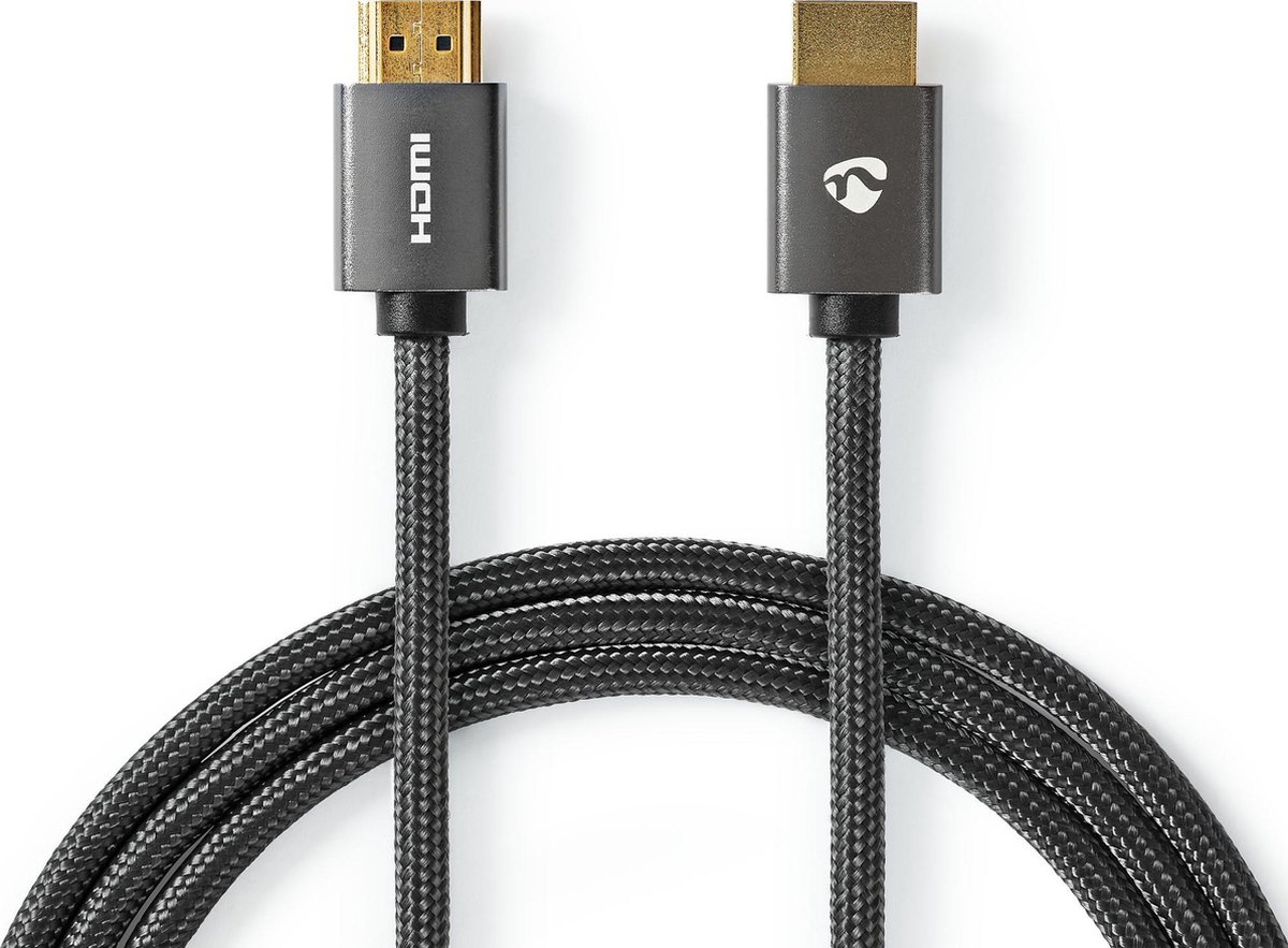 Nedis HDMI cable with Ethernet - 2 m