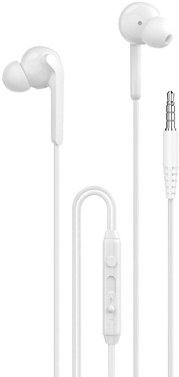 Dudao X3+ In-Ear Headphones Wired Minijack 3.5mm - White