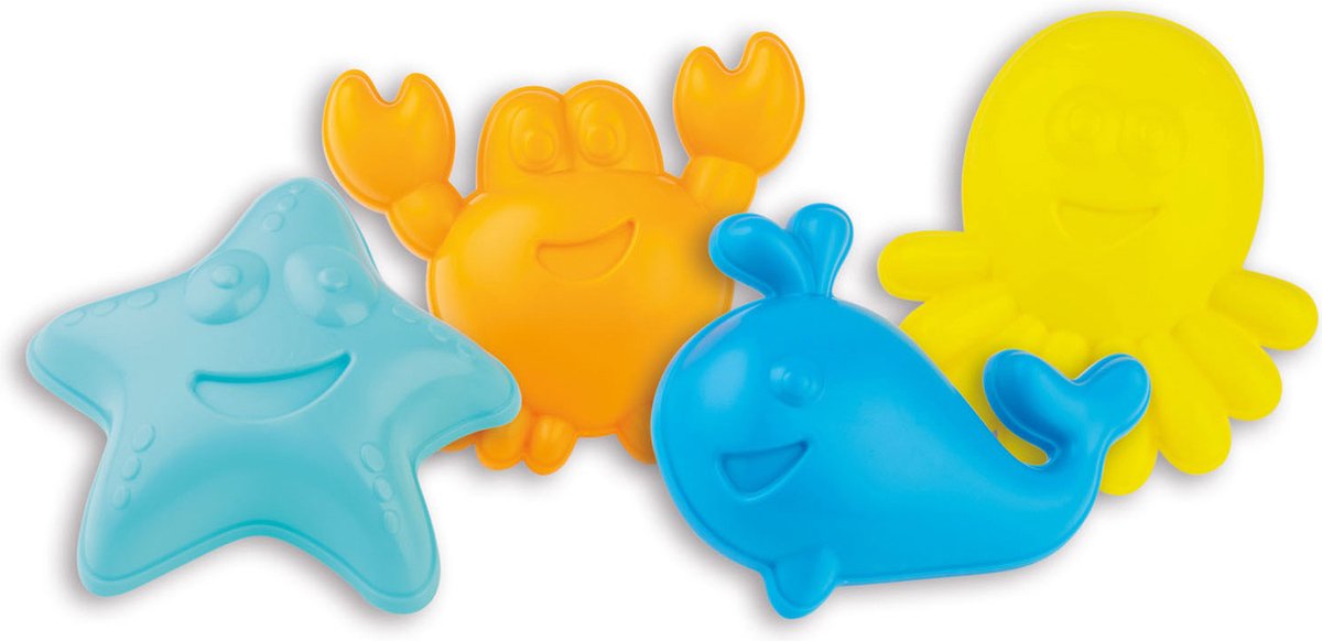 Androni Sand mold set Underwater world 4 pieces.