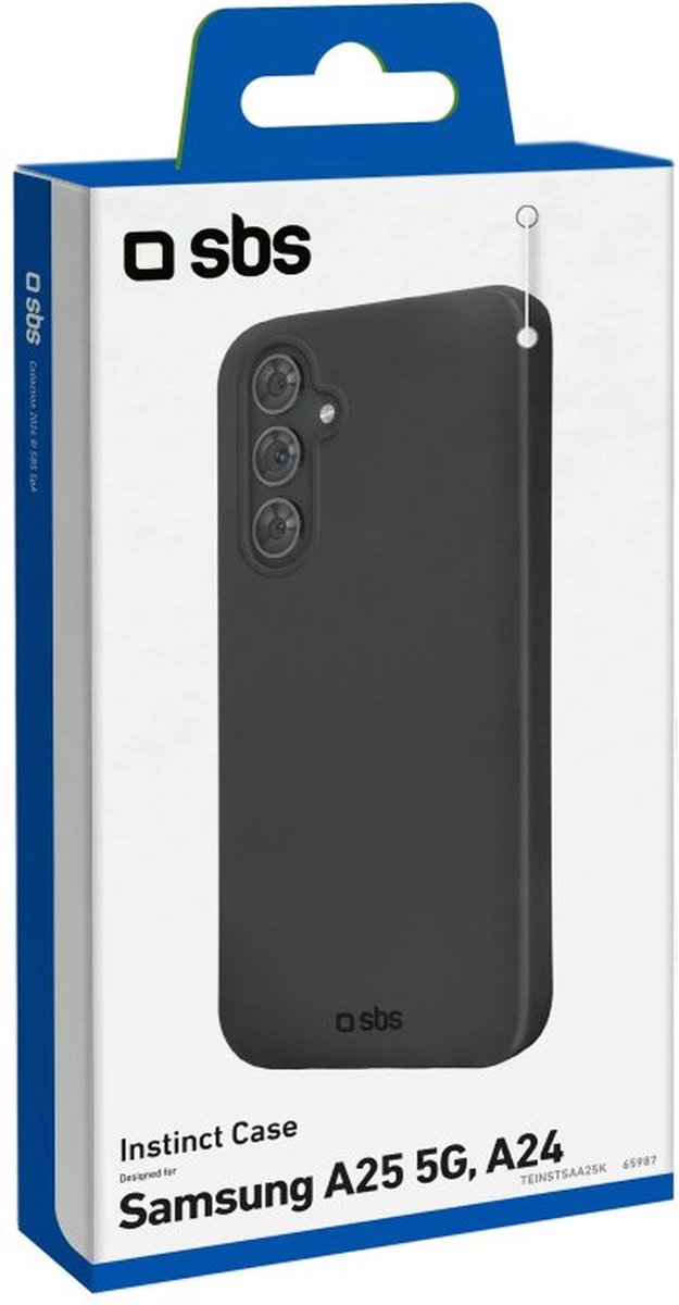 SBS Instinct-skydd för Samsung Galaxy A25 5G - Svart