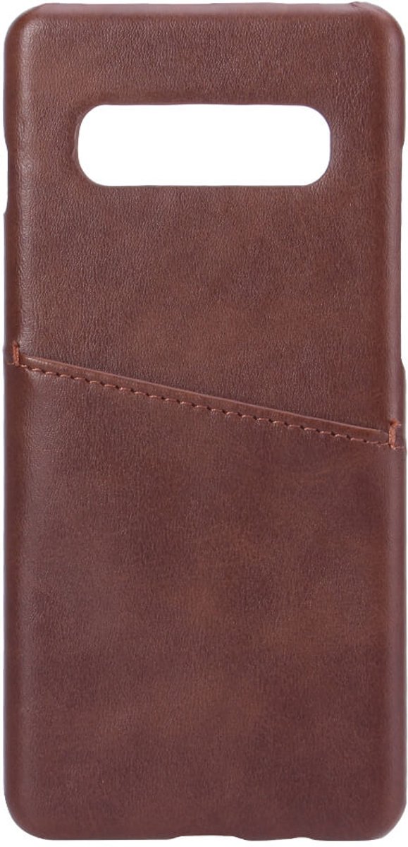 ONSALA Mobilecover Brown Samsung S10 Plus Creditcard Pocket