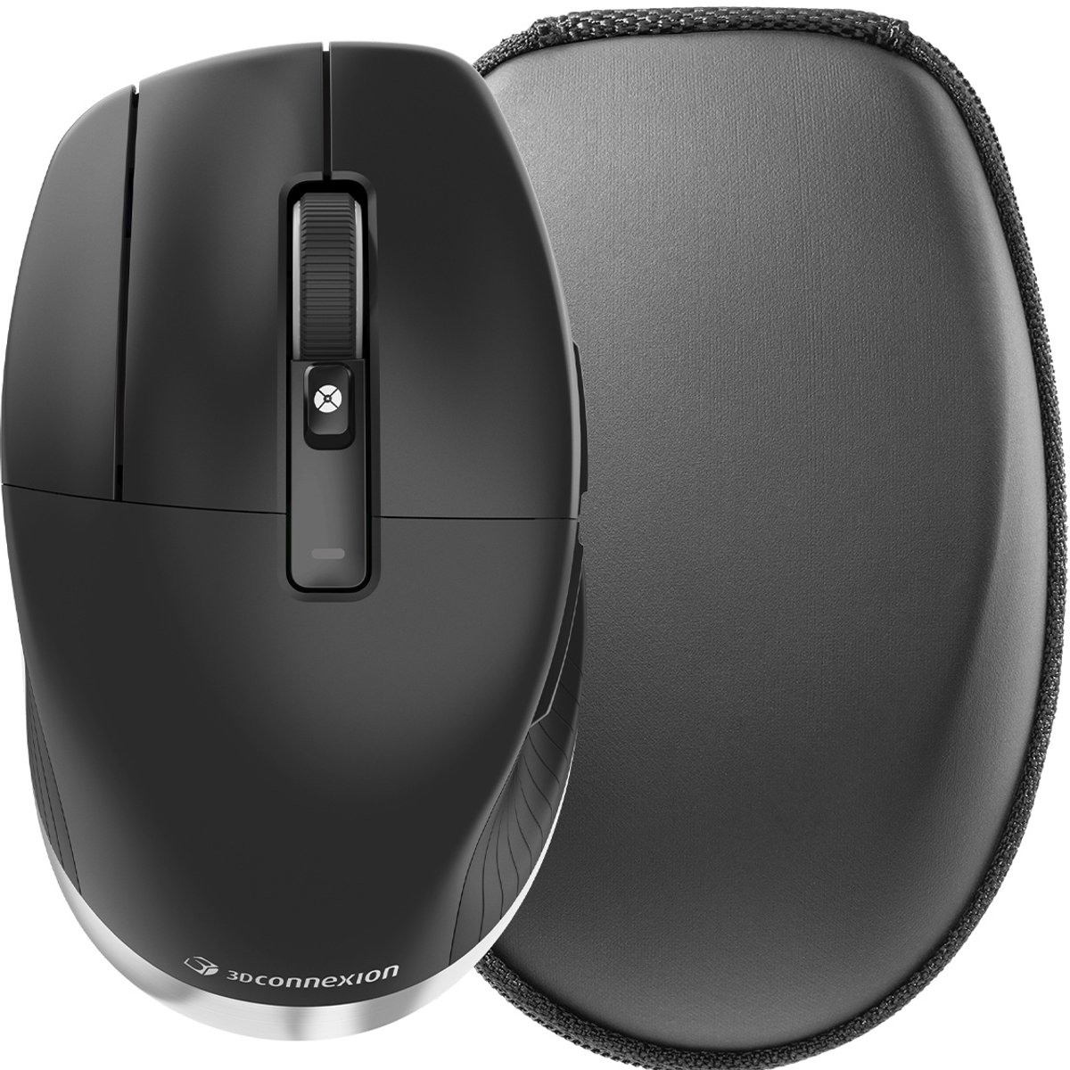 3Dconnexion CadMouse Pro Wireless Left - Mouse - 7 knappar - Svart