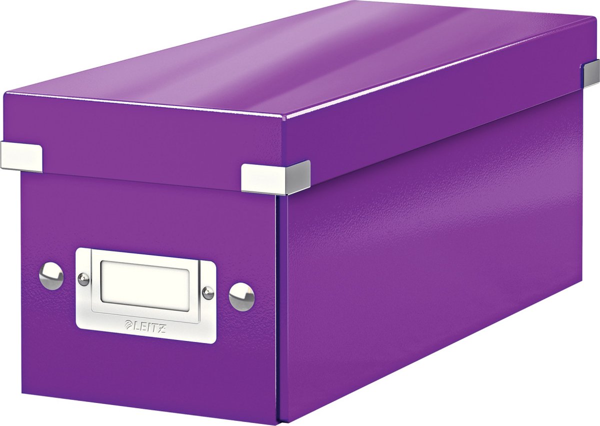 Leitz Förvaringslåda Click & Store WOW CD Lila