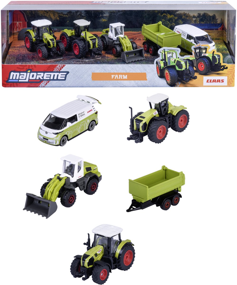 Majorette Claas Farm 5-delars presentförpackning