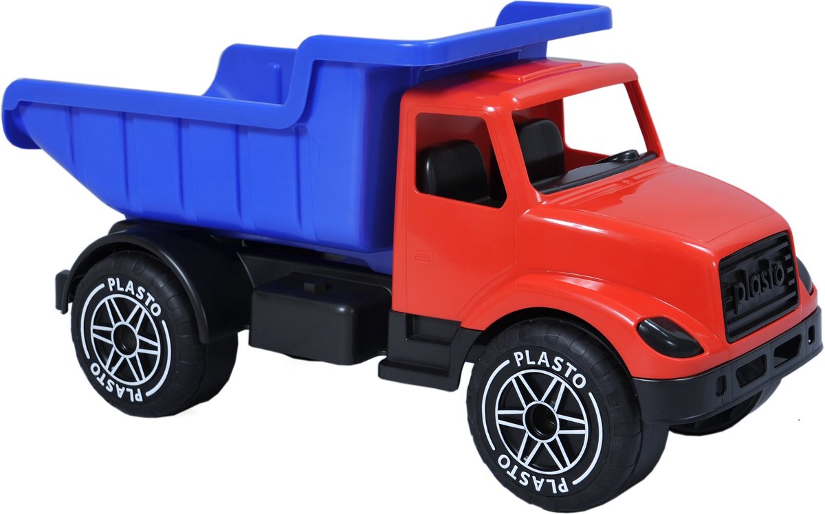 Plasto Giant Tipper Truck (60 cm) RedBlue