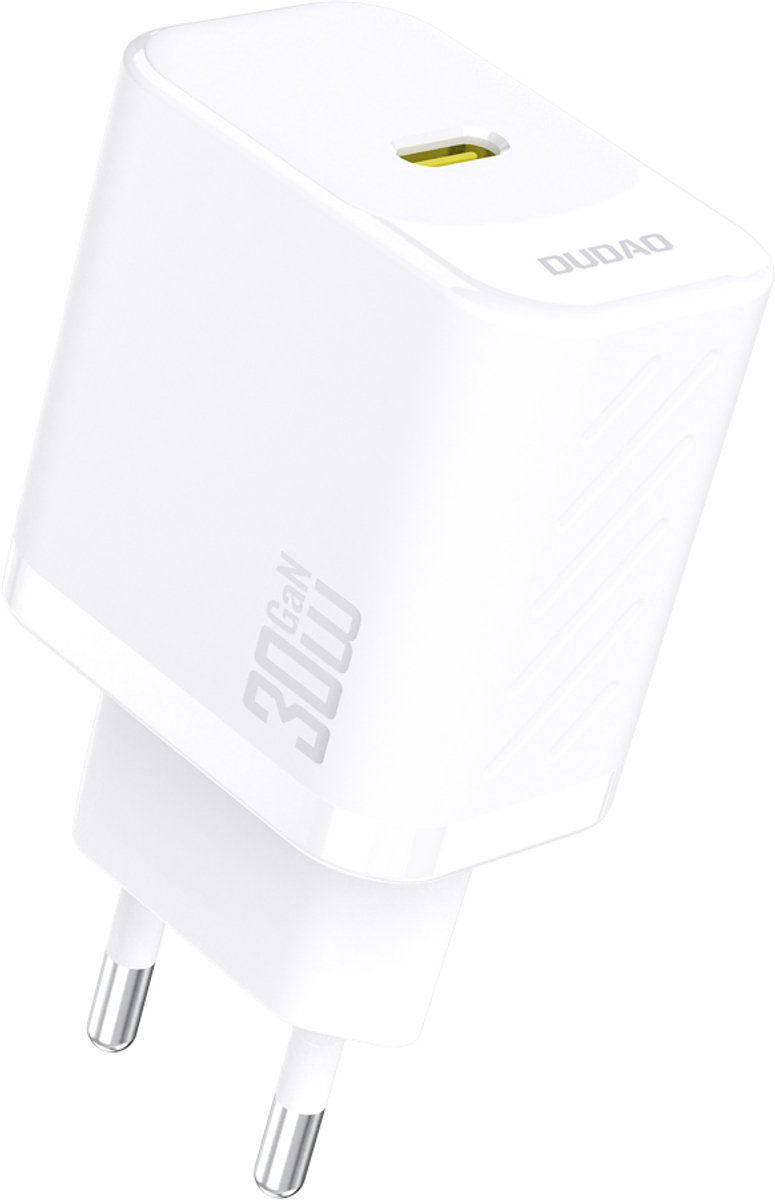 Dudao A27P 30W PD GaN USB-C Wall Charger - White