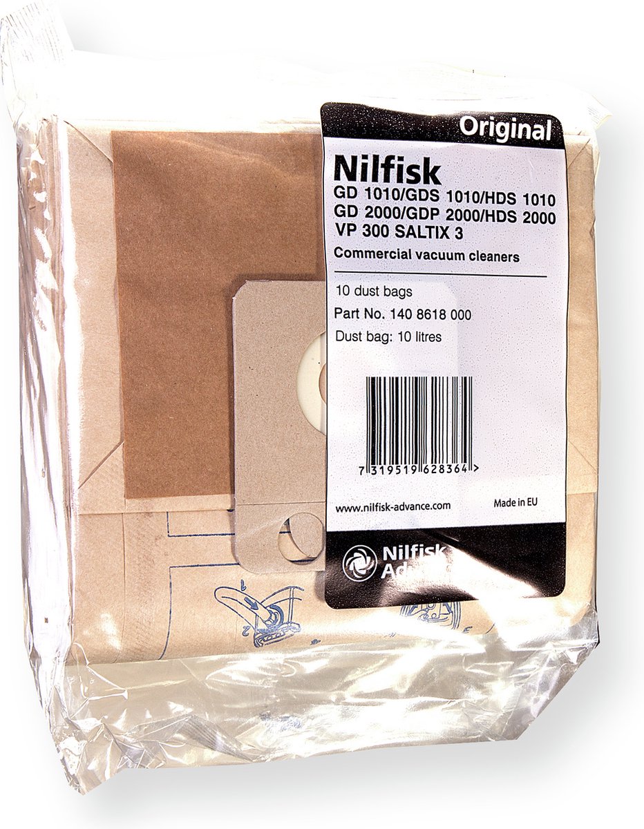 Nilfisk Filter bags (10 pcs) pro