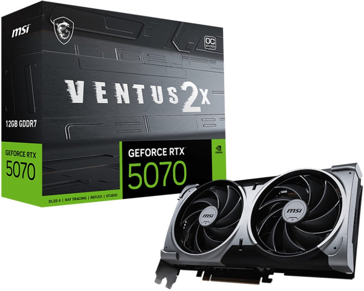 MSI GeForce RTX 5070 VENTUS 2X OC 12 GB GDDR7 DLSS 4