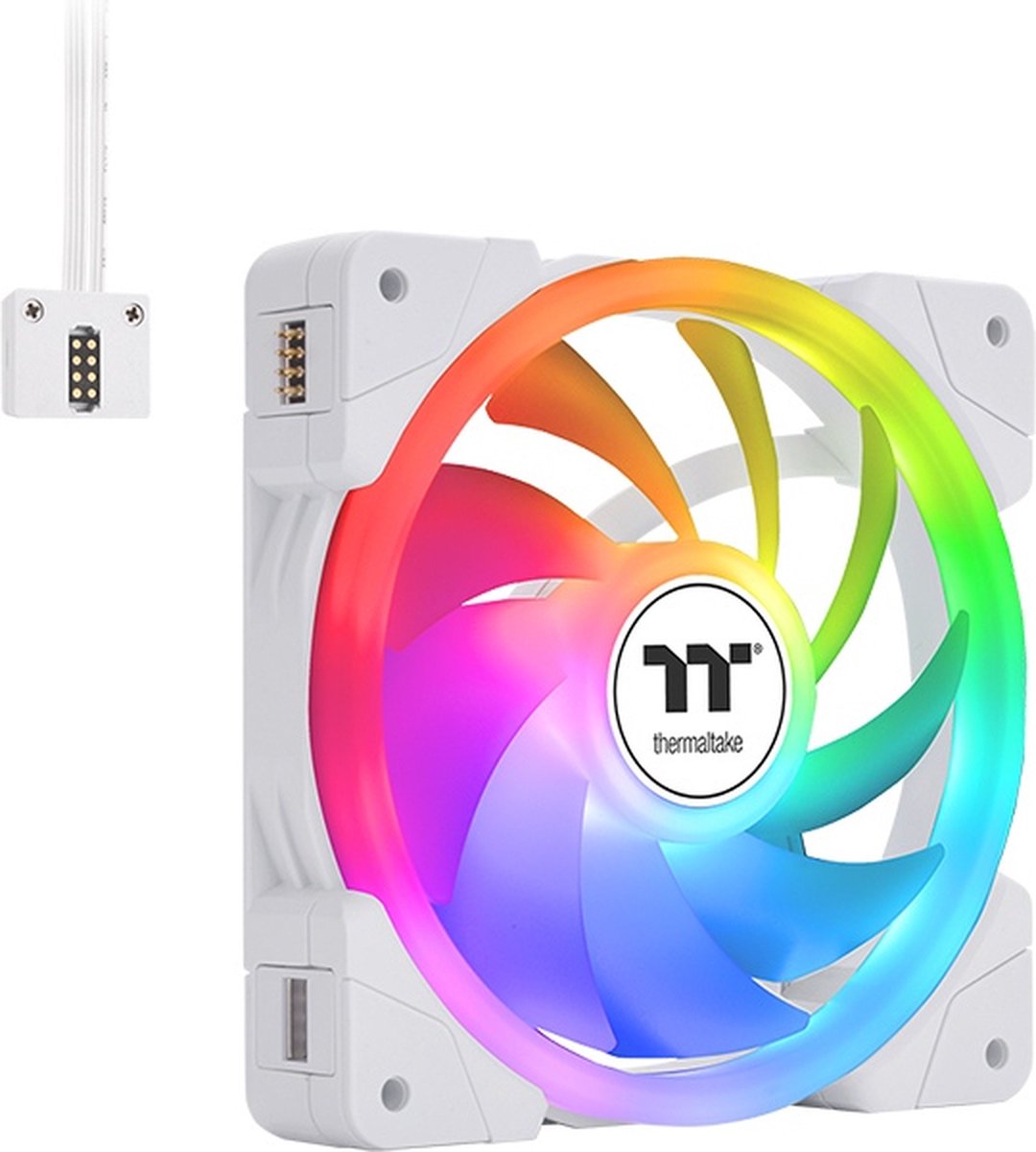 Thermaltake SWAFAN EX12 ARGB - Kabinet køler - 120mm - Hvid