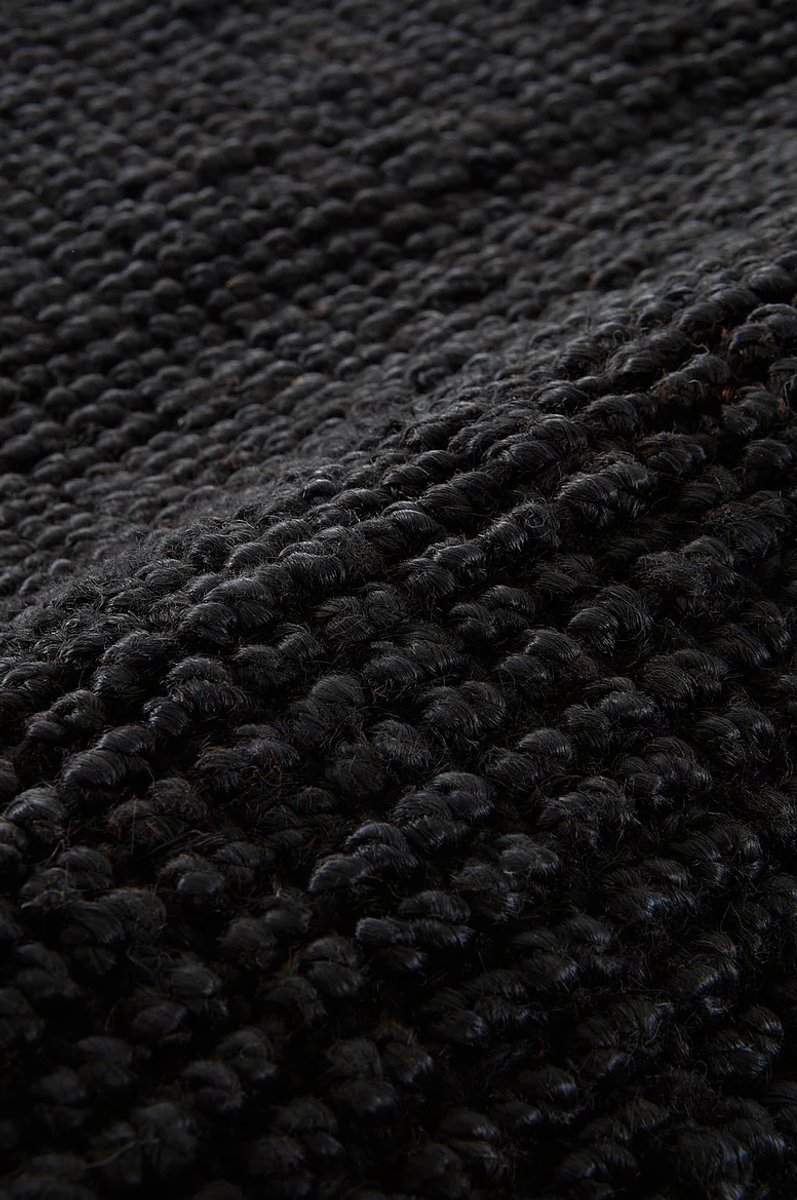 Dixie Zerbino in iuta black 60x90 cm