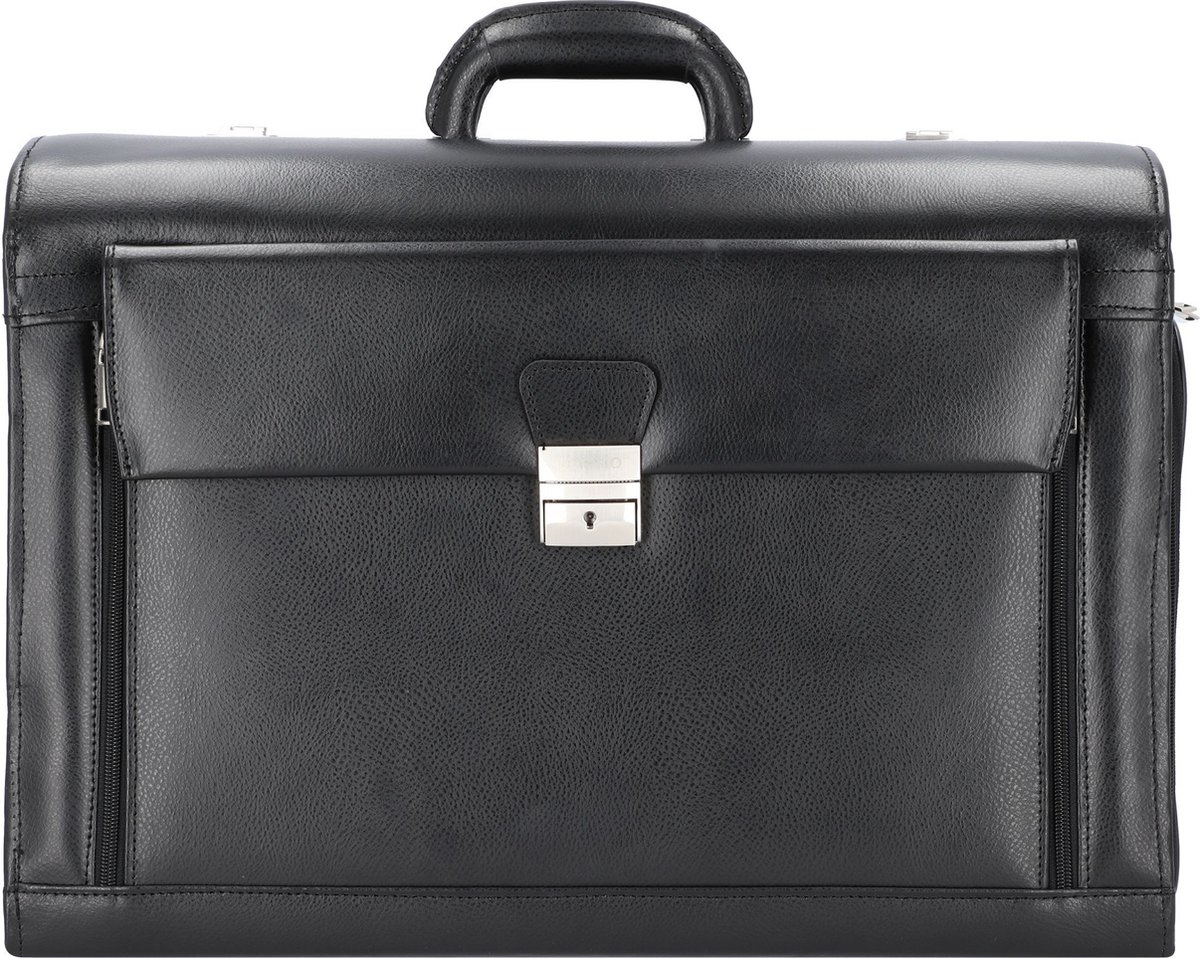 Alassio Pilotenkoffer VERONA 49 x 24 x 35 cm Schwarz