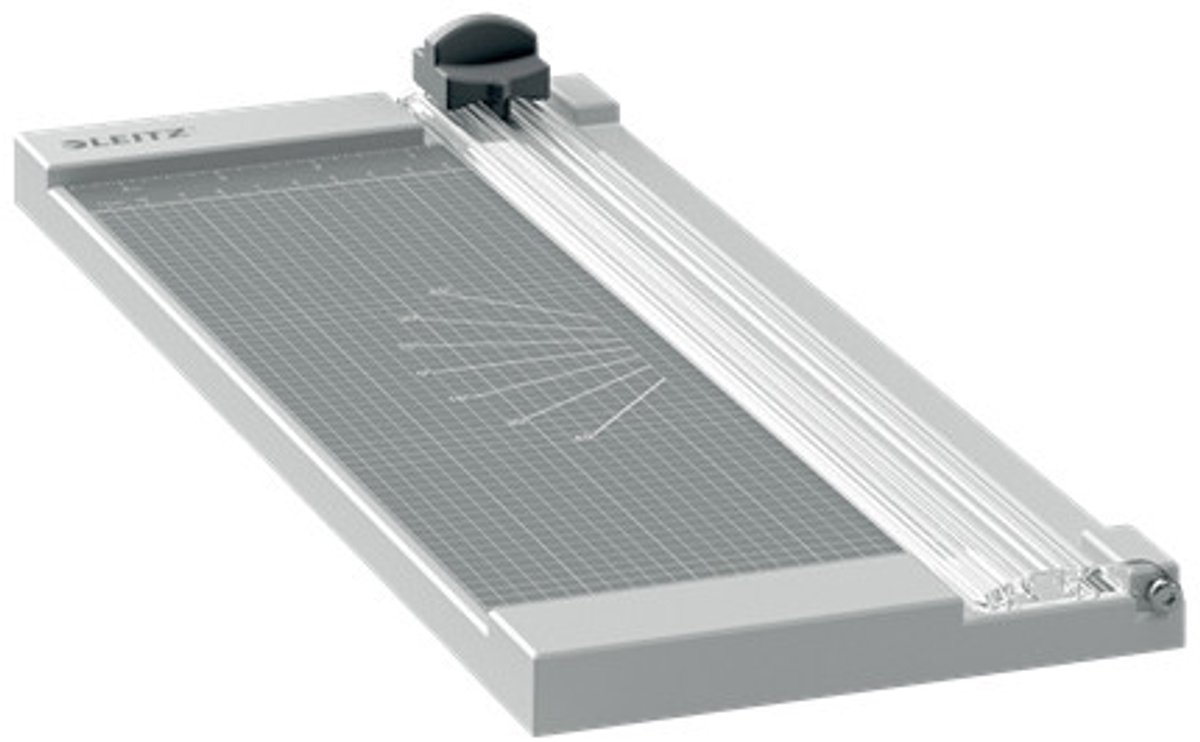 Leitz Precision Home Schneidemaschine 9025 A4 305 mm Einziehbare feste Klinge gerader Schnitt Grau 8 Blatt