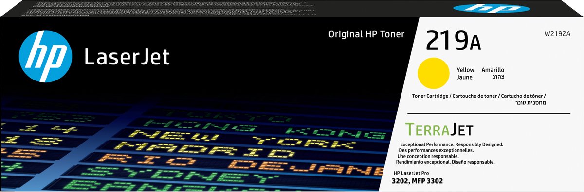HP 219A Original Tonerkartusche W2192A Gelb